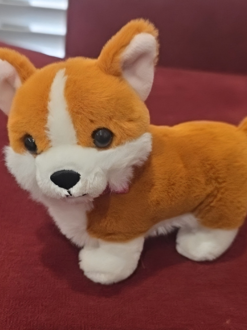 American Girl Lila Monetti Corgi Puppy Plush Dog Tan White Toy 6"